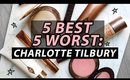 5 BEST & 5 WORST: CHARLOTTE TILBURY | What's HOT & NOT?! | Jamie Paige