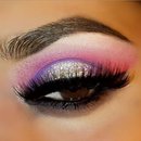 Purple And Pink Eye Makeup