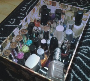 Here are all my polishes!!