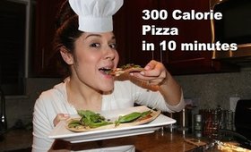 HEALTHY BOO - EASY 300 CALORIES PIZZA IN 10 MIN