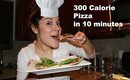 HEALTHY BOO - EASY 300 CALORIES PIZZA IN 10 MIN