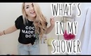 What's In My Shower/ Bathroom?!