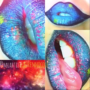 Galaxy Lip Art