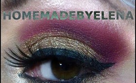 GOLDEN SUNSET MAKEUP