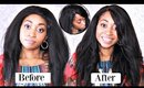 Watch Me  SLAY  This Kinky Straight Wig From Start to Finish #protectivestyle  | Chinahairmall