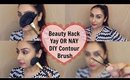 Beauty Hack ♡ Yay Or NAY DIY Contour Brush || Makeup With Raji