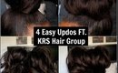 4 Super Easy Updo Hairstyles ft. Knappy Hair Extensions