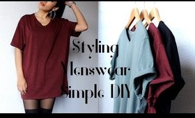 Oversized Fashion ~ Styling Menswear| Roll Up Sleeves| Quick and Easy Beginner DIY| CillasMakeup88