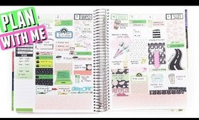 Plan as I go: WATERMELON Plan With Me | Erin Condren Life Planner Vertical Layout Weekly Spread #64