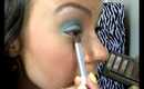 Modern Turquoise Pin up Makeup!