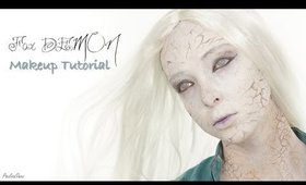 Fox DEMON makeup charakteryzacja makijaż  ( wiedźma )