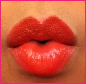 Revlon ColorBurst Lipstick in "Peach" & Revlon Super Lustrous Lipstick in "Siren"