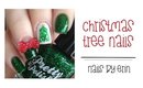 Christmas Tree Nails | NailsByErin