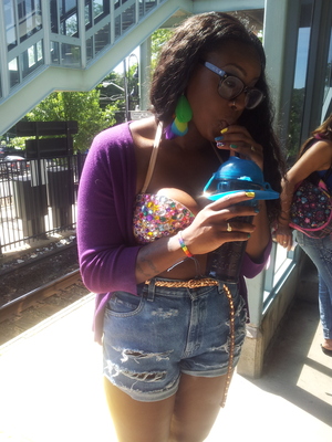 bejwelled my own bra and took over pride 2012! :)