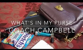 What's In My Purse? | Coach Campbell Camera Bag