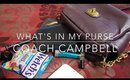 What's In My Purse? | Coach Campbell Camera Bag