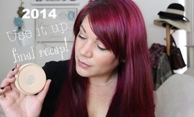 ♡ 2014 USE it UP/ project pan Final recap!!! See how I did! ♡