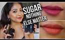 *NEW* SUGAR NOTHING ELSE MATTER LONGWEAR LIPSTICK | SWATCHES - REVIEW - COMPARISONS |Stacey Castanha