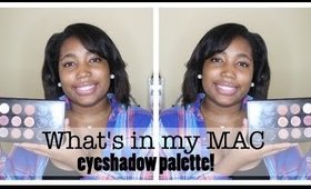 What's In My MAC Eyeshadow Palette! | Jessica Chanell