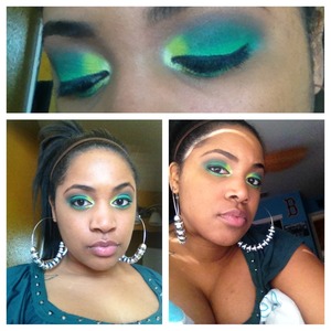 Just differentshades of green I did for St. Patricks Day!!