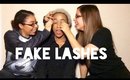 My First Time | Fake Lashes Vlog