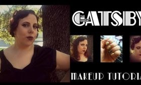 The Great Gatsby/Flapper Inspired Halloween Tutorial (nails, fingerwaves, pincurls, and makeup)