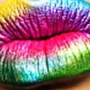 Rainbow lips!