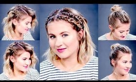 3 EASY SUMMER HAIRSTYLES FOR SHORT/MEDIUM HAIR | MILABU