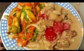 Tempeh Thai Curry And Mango Salad