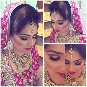 bridal makeover for Indian bride