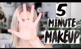 5 Minute Makeup Challenge  | Karissa Pukas