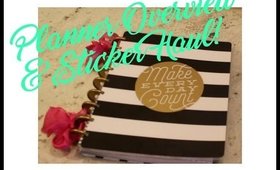 Planner Overview & Sticker Haul//7BearSarah