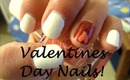 Cute Heart Nail Tutorial for V-DAY!
