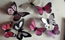 Making wall butterflies from paper