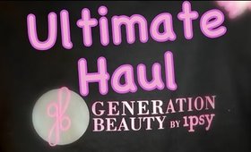 The Ultimate Haul: Generation Beauty