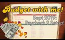 Budget with me! | Paycheck 2 Setup | September 2019 | Bay Area Living | Paycheck to Paycheck Budget