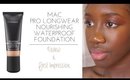 Mac Pro Longwear Nourishing Waterproof Foundation in NW50 First Impression Review