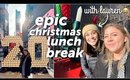 REUNITED + Christmas in New York on my lunch break challenge | Vlogmas 13, 2019