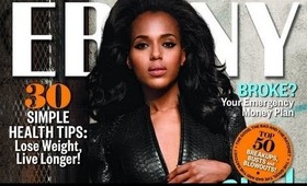 Kerry Washington March cover of Ebony magazine Inspired makeup look