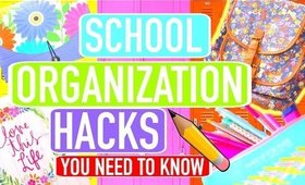 School Organization Hacks You NEED TO KNOW!! | GIVEAWAY!!!