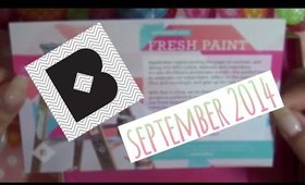 Birchbox September 2014 - Fresh Paint!