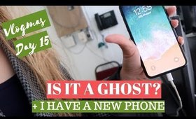 PARANORMAL ACTIVITY + NEW IPHONE X | Vlogmas Day 15