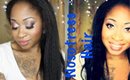 Easy Kinky Straight 'natural hair' Extensions Install | NO GLUE, NO SEW & NO TAPE