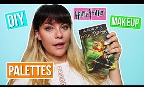 DIY Harry Potter Makeup Palettes Using BOOKS!