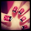 Cute ladybug nails!!