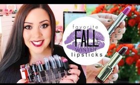 Favorite Fall Drugstore Lipsticks! | Fall 2014 | with JuicyDaily