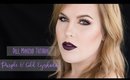 Purple and Gold Eyeshadow Fall Makeup Tutorial // Rebecca Shores MUA