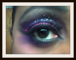 I swear MAC stole this from me, cause after I posted it on facebook, this eye look was on a flyer of theirs a few weeks later. 