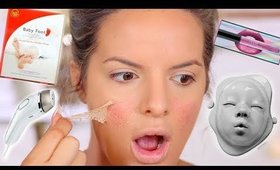 TESTING WEIRD VIRAL BEAUTY PRODUCTS! HITS AND MISSES | Casey Holmes