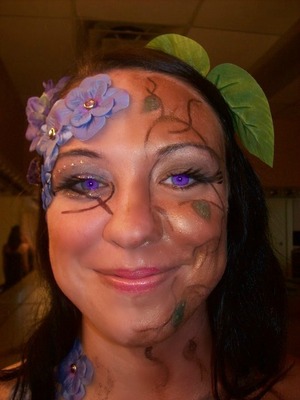 done by me for 2011 fantasy make-up competition at my school 